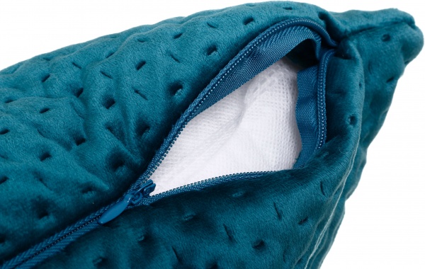 Подушка декоративная 3D Velvet 45x45 см темно-зеленый La Nuit 