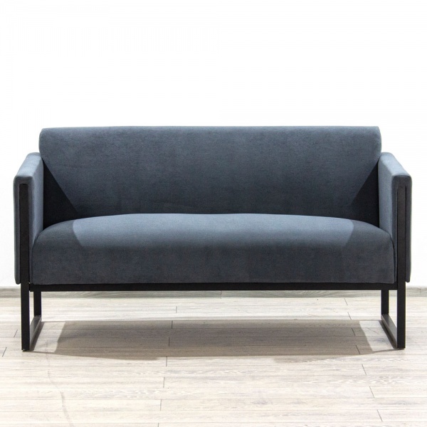 Диван нерозкладний Richman аміго подвійний сімпл 54 сірий 1450x700x760 мм