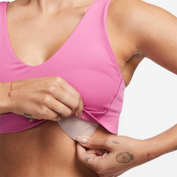Бра Nike W NK DF INDY PLUNGE CUTOUT BRA DV9837-665 р.L рожевий