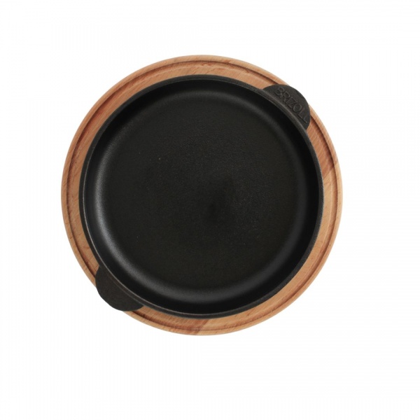 Сковорода чавунна чавунна порційна HoReCa 16 см х 25 см Brizoll