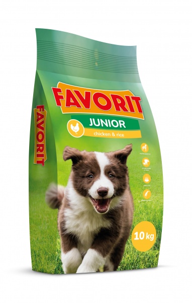 Корм сухой для щенков для всех пород Favorit с курицей 10 кг