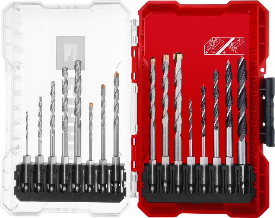 Набор сверл универсальных Einhell металл/дерево/бетон M-CASE 16 шт. 108953