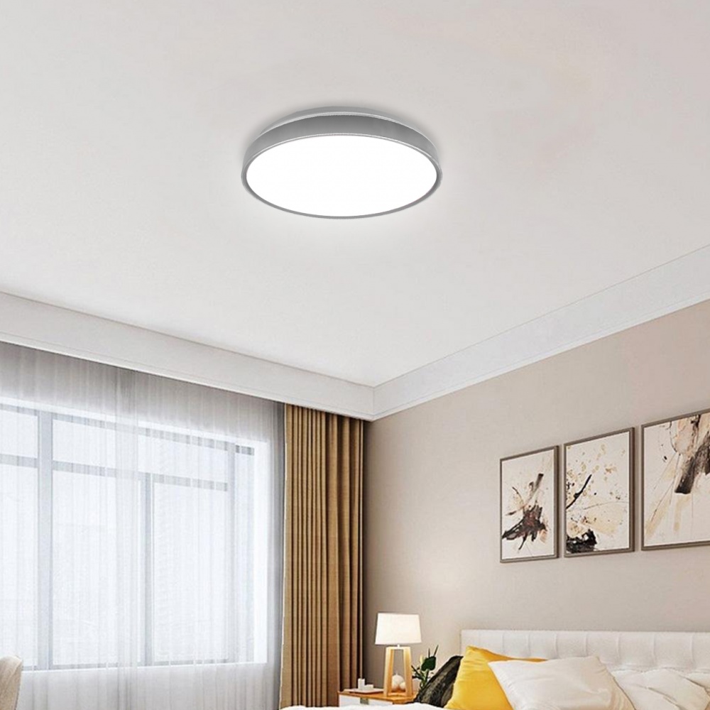 Світильник світлодіодний Eurolamp Glass Shield чорний 3000-6500 К LED-SL-72W-T28