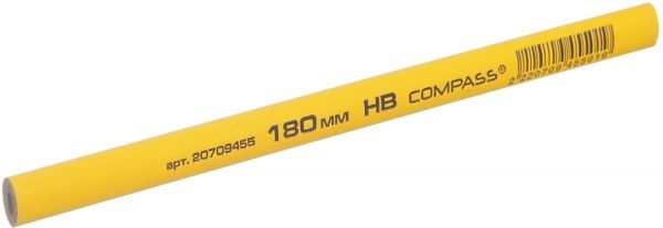 Карандаш строительный 180 мм столярный Compass 1 шт. CP-CP-180