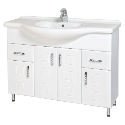 Тумба с умывальником Аква-Родос Эконом Е-105 105 см белая