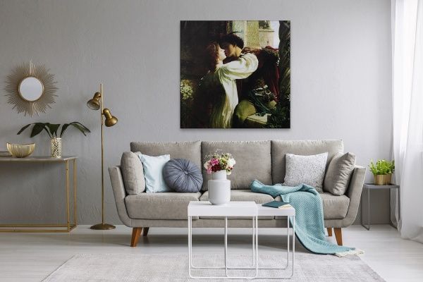 Репродукция Sir Frank Dicksee Romeo and Juliet 80-90 80x80 см 