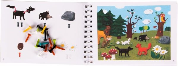 Аппликация Djeco Передвигающиеся животные DJ08970