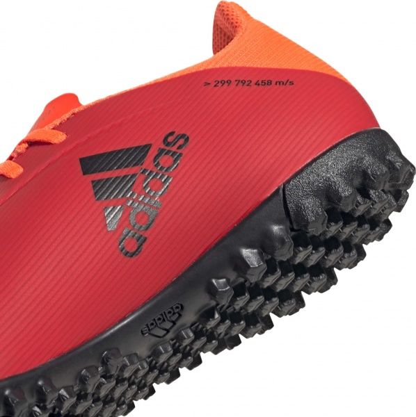 Сороконожки Adidas X SPEEDFLOW.4 TF FY3336 р.7,5 красный