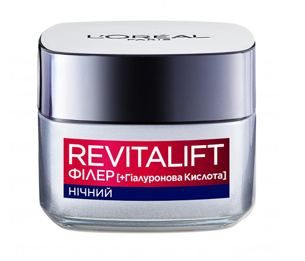 Крем для лица ночной L'Oreal Paris Revitalift Филлер [HA] с гиалуроновой кислотой Восстановитель объема 50 мл