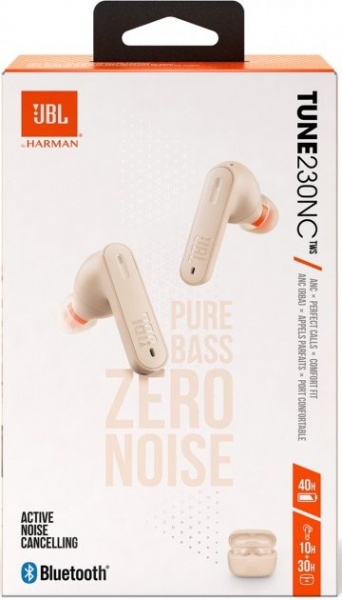 Наушники JBL® Tune 230 NC TWS sand (JBLT230NCTWSSAN) 