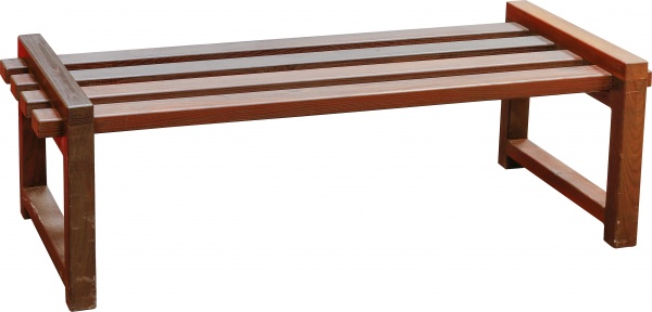 Лавка из термо-модифицированной древесины 1,48 м 