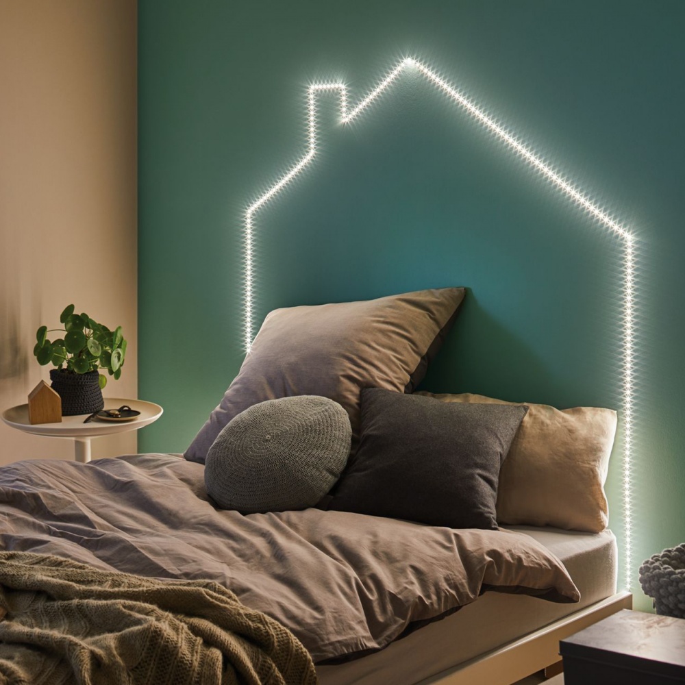 Лента светодиодная Eurolamp 10 Вт IP20 24 В теплый LED/ROLL-5m/3000K(480)