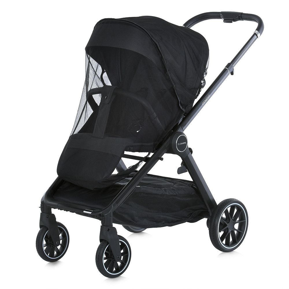 Коляска універсальна 2 в 1 El Camino ME 1126 GENESIS Jet Black