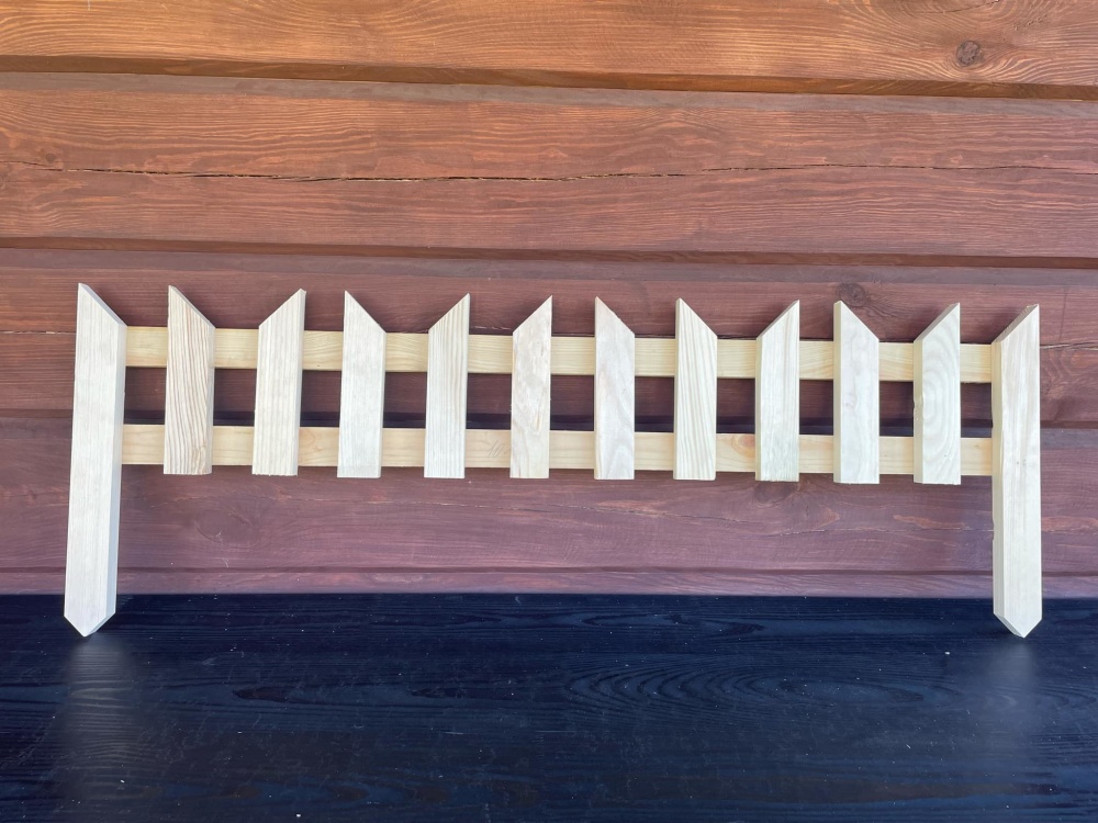 Декоративное ограждение для клумб 1000х350 мм