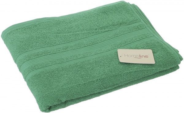 Рушник зі смужками 70x140 см зелений Home Line 