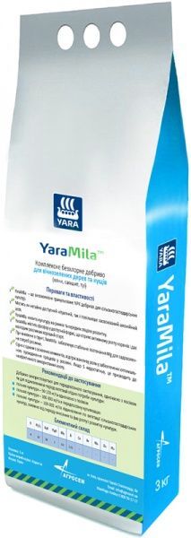 Удобрение для вечнозеленых растений YaraMila Весна/Лето 3 кг