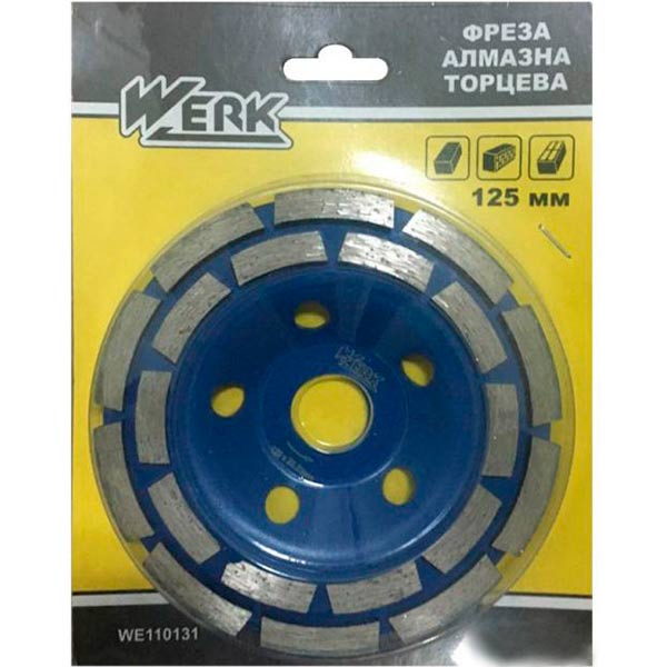Фреза Werk алмазна торцьова 125x22,23