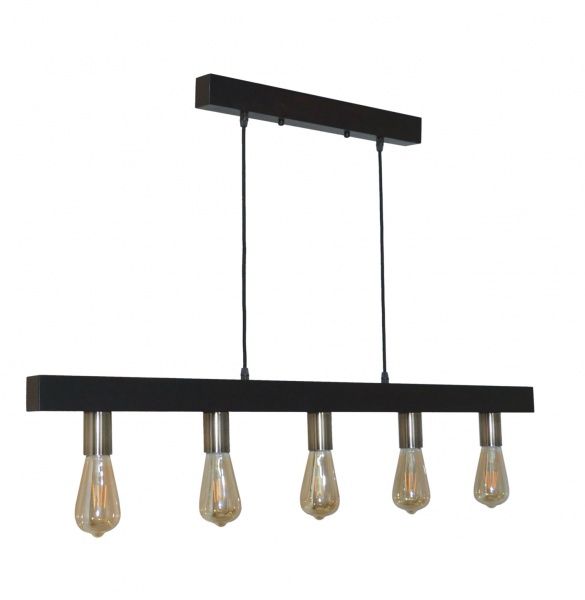 Підвіс Геотон Крона А084-5 5x60 Вт E27 венге 48735 