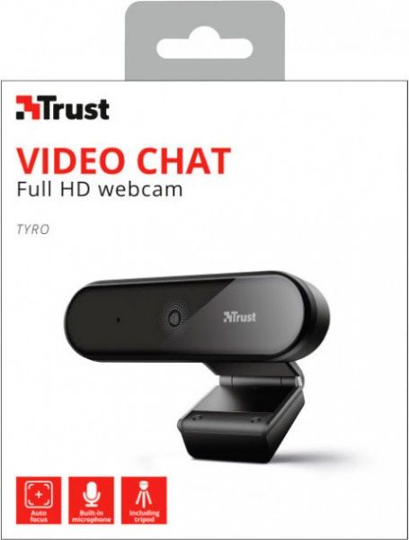 Веб-камера Trust Tyro Full HD Webcam (23637)