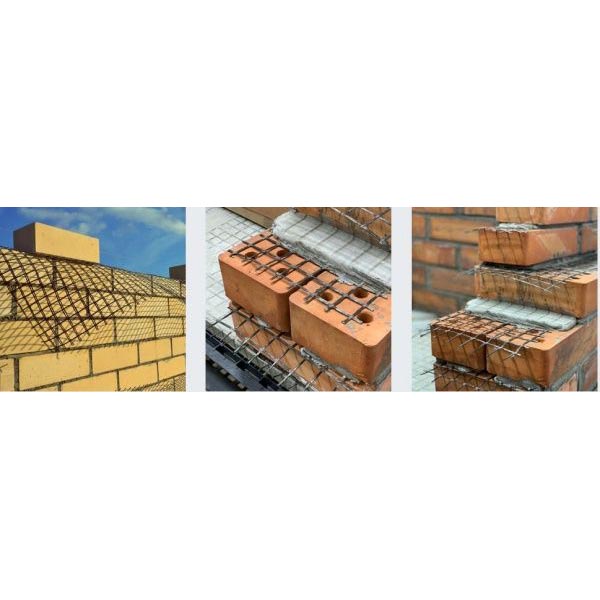 Сетка из базальтового волокна ЭКОБУД СБС 25х25 мм 0,12х50 м рулон