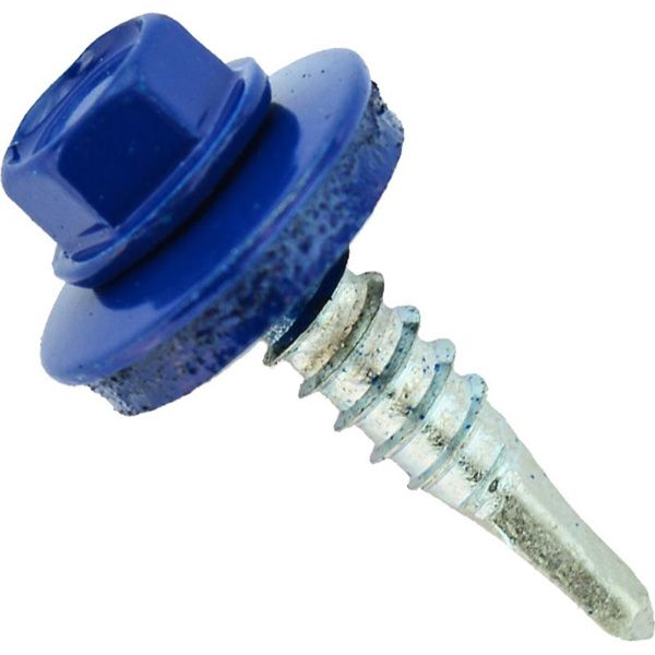 Саморіз покрівельний по металу 5,5x25 мм вага синій RAL 5002 Expert Fix