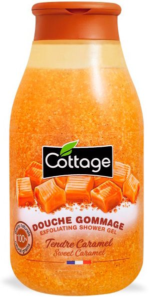 Набір подарунковий для жінок Cottage Молочко для душа Черешня і Фисташка + Гель-ексфоліант Солодка карамель 250x270 мл 