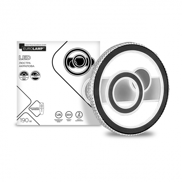 Люстра світлодіодна Eurolamp A31 190 Вт білий LED-LR-190-A31 