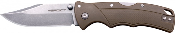 Ніж складаний Cold Steel Verdict CP FDE 1260.15.51