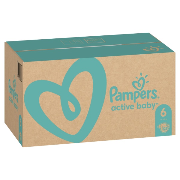 Підгузки Pampers Active Baby 6 13-18 кг 128 шт.