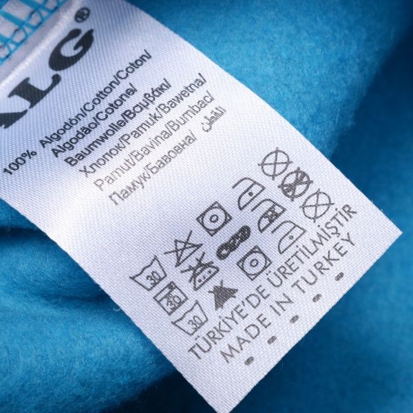 Свитшот ALG р.122 бирюзовый 221453 