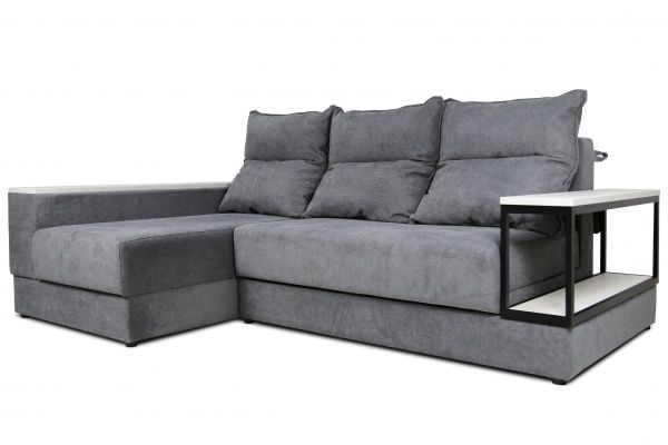 Диван угловой VECTOR EP-GRT UD темно-серый левый 2610x1720x870 мм