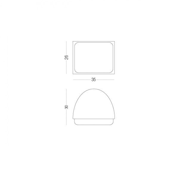 Стопор дверной MVM М-45 T прозрачный