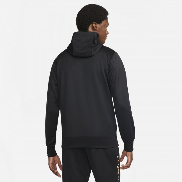 Джемпер Nike M NSW REPEAT PK FZ HOODIE GOLD DQ1933-010 р. XL черный