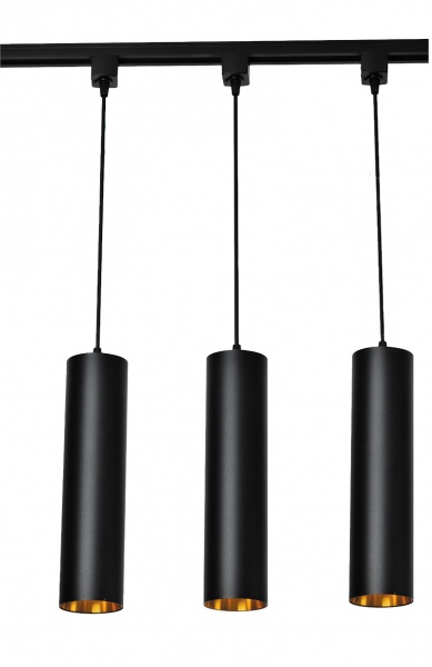 Трековый прожектор Jazzway PTR 2310 30° BL 400 мм на подвесе 1 м IP40 10 Вт 4000 К черный 5031487