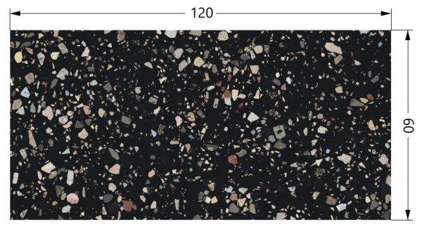 Плитка Cifre Джемстоун Блек пул 60x120 