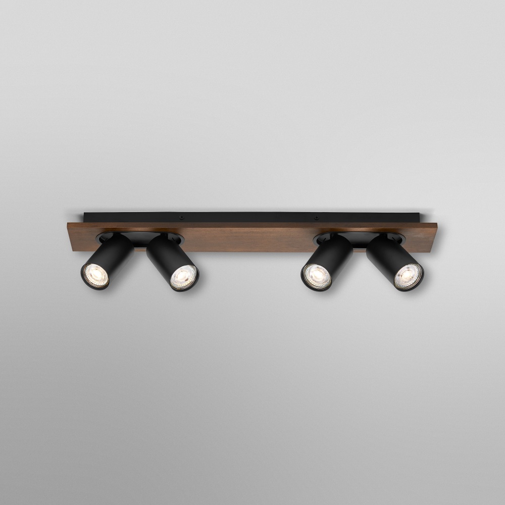 Спот Ledvance Mercury 4x3,4 Вт GU10 чорний