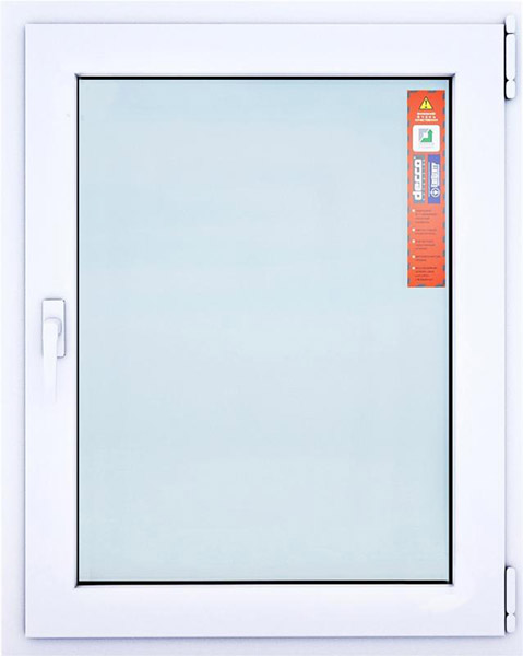 Вікно поворотно-відкидне DECCO 60 800x1200 мм праве