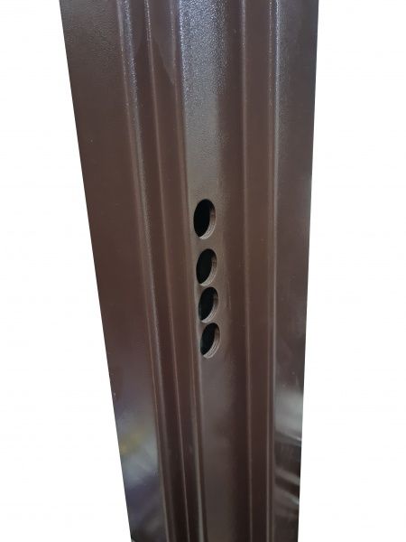 Двері вхідні Булат Гарант 117 венге горизонт темний 2050x950мм праві