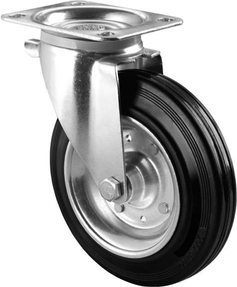 Колесо поворотное с площадкой d200 мм CASCOO SWP58WC200SBS4R0N