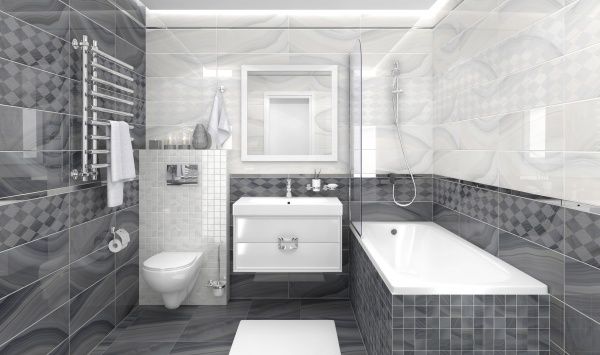 Плитка Grand Kerama Бордюр Chrome матовий 1814 1,6х60 