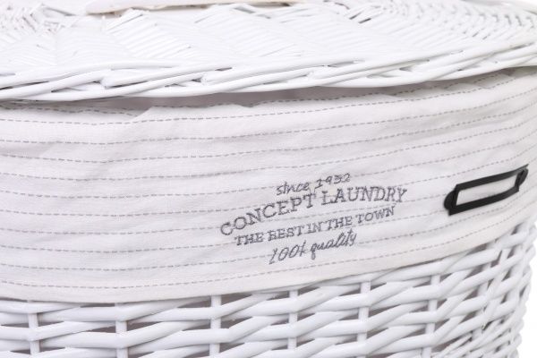 Корзинка плетеная Tony Bridge Basket с текстилем 51х37х56 см HQN20-1CD-1 