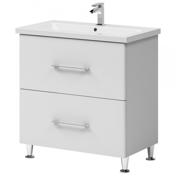 Тумба на ніжках Aquarius Milano з умивальником Комо 70