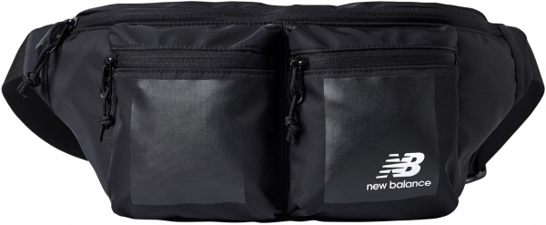 Сумка на пояс New Balance DUAL POCKETS WAIST BAG LAB23025BK чорний  — фото 1