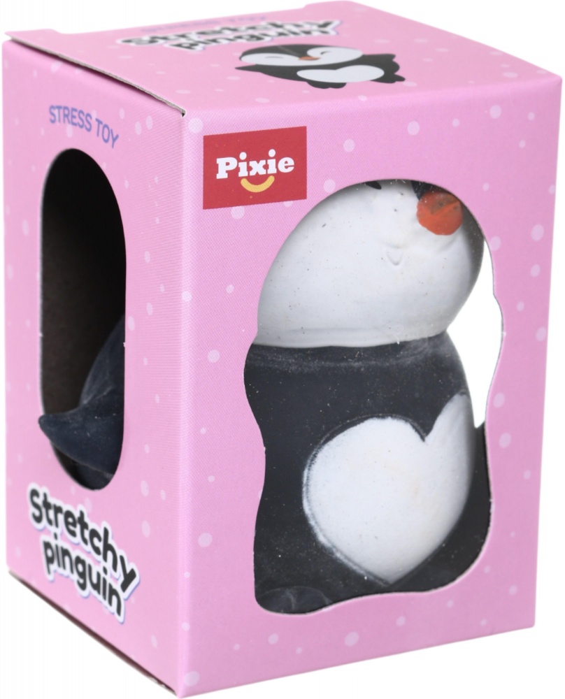 Іграшка-антистрес PIXIE стретч пінгвін 148 г 66x58x78 мм в асорт. CKS-10734