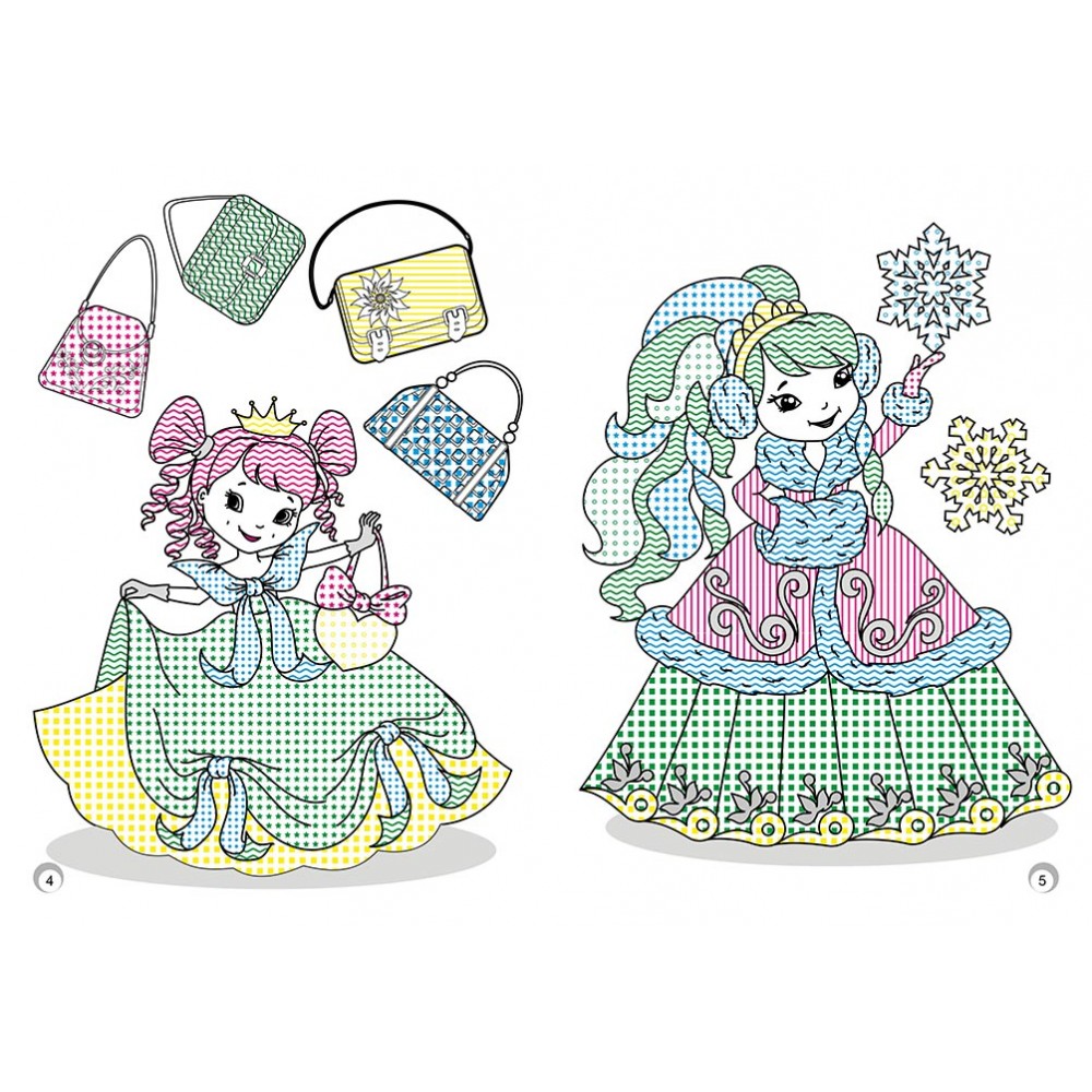Раскраска «Сказочные принцессы» 978-617-09-7279-8