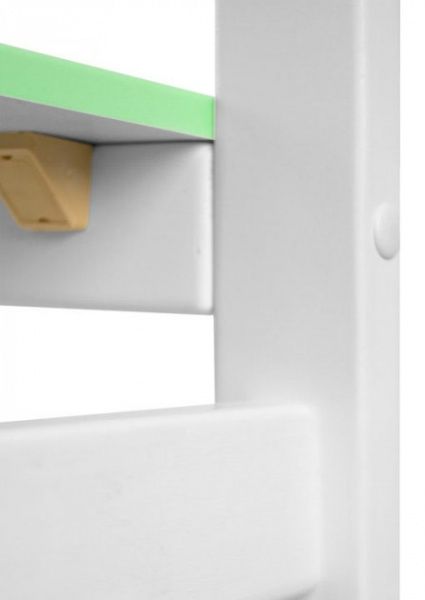 Стульчик для детей Yuliana Woody белый с салатовой сидушкой 12003201