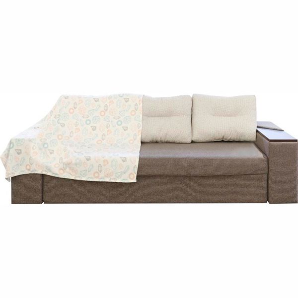 Плед Flannel Diamonds 127x152 см світло-бежевий La Nuit 