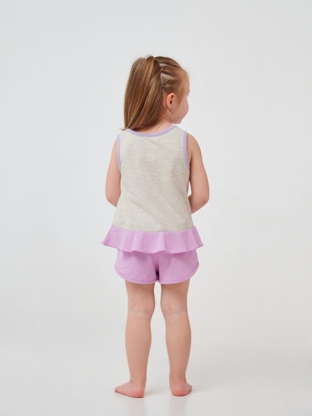 Пижама детская для девочек Smil р.116 бежевый 