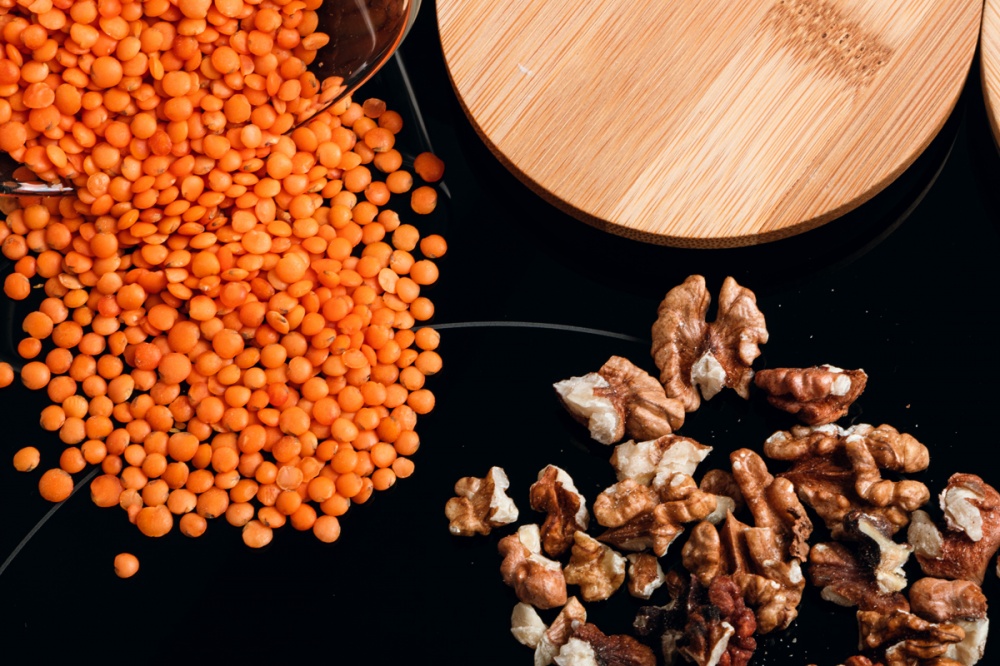 Ємність Vittora скляна з дерев'яною кришкою VT-7111 1100 мл