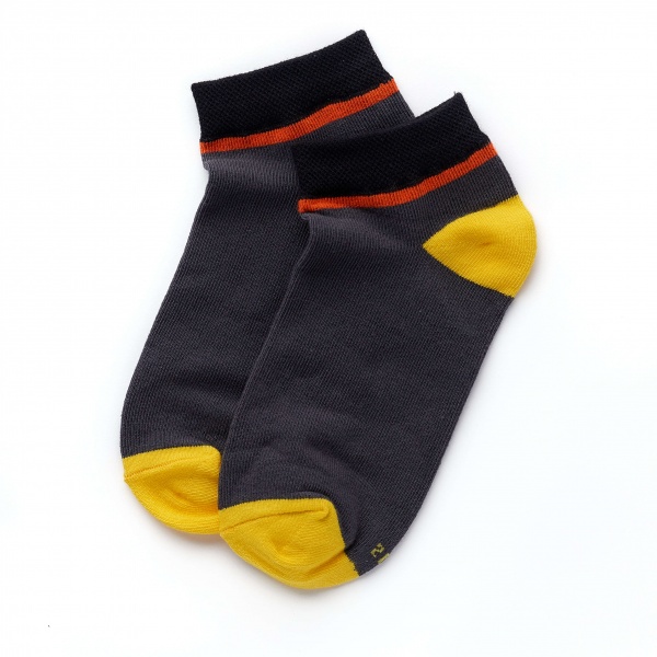 Шкарпетки дитячі унісекс Leostep 1005910616 р. 16 світло-сірий 